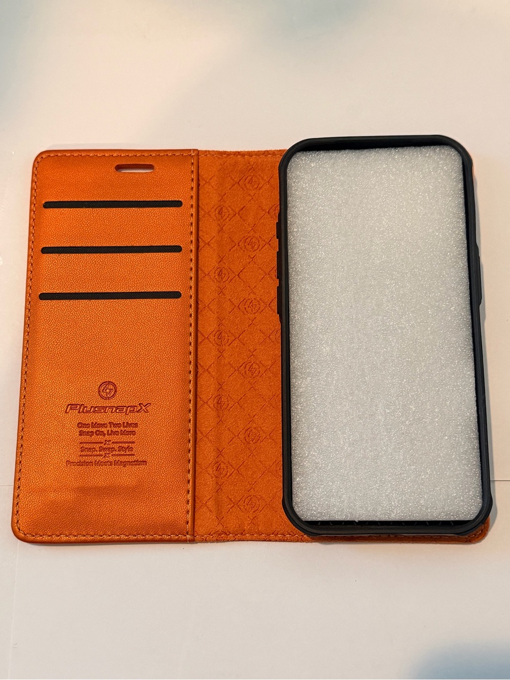 iPhone 17 Pro  Orange Folio Wallet Phone Case